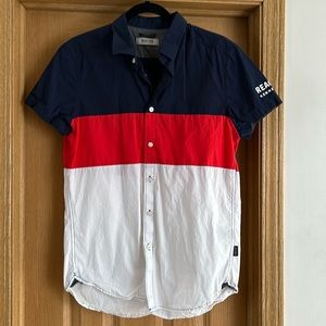 Kenneth Cole Reaction Color Block Shirt